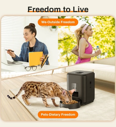 Automatic Pet Feeder Cat Dog Dry Food Dispenser Touch Screen Food Pet Dog Feeder Smart Feeder for Dog and Cat with Camera